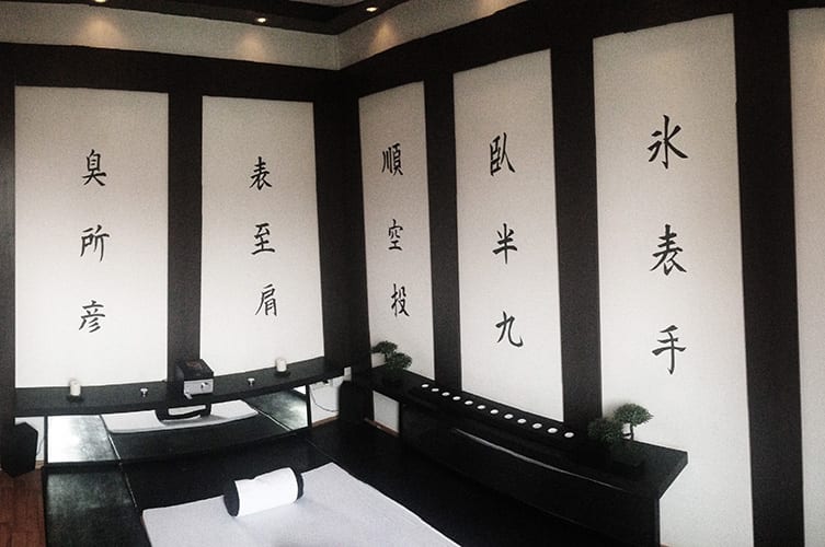 Kanji falai masszázs terem